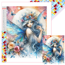 Load image into Gallery viewer, Diamond Painting - Full Square - Butterfly fairy (30*40CM)
