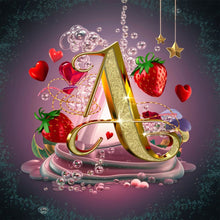 Load image into Gallery viewer, Diamond Painting - Full Round - Letter A (30*30CM)
