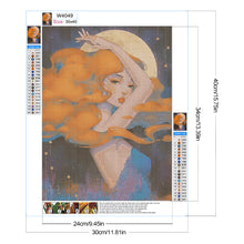 Load image into Gallery viewer, Diamond Painting - Full Round - Moon and Girl (30*40CM)
