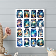 Load image into Gallery viewer, Diamond Painting - Full Round - Candy Jar Christmas Snow Scene (30*40CM)
