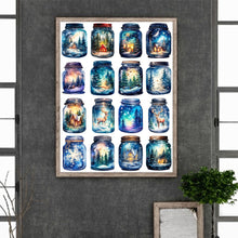 Load image into Gallery viewer, Diamond Painting - Full Round - Candy Jar Christmas Snow Scene (30*40CM)
