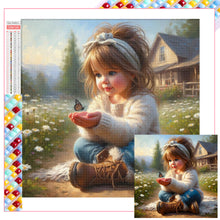 Load image into Gallery viewer, Diamond Painting - Full Square - Little girl (40*40CM)
