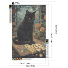 Load image into Gallery viewer, Diamond Painting - Full Round - Black Cat (40*60CM)
