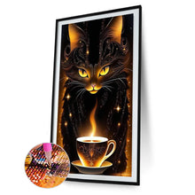 Load image into Gallery viewer, Diamond Painting - Full Round - Glowing Cat (40*60CM)
