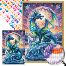 Load image into Gallery viewer, AB Diamond Painting - Full Round - Ice and snow dragon (40*60CM)
