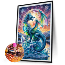 Load image into Gallery viewer, AB Diamond Painting - Full Round - Ice and snow dragon (40*60CM)
