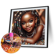 Load image into Gallery viewer, Diamond Painting - Full Round - Girl and beads (30*30CM)
