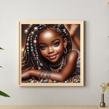 Load image into Gallery viewer, Diamond Painting - Full Round - Girl and beads (30*30CM)
