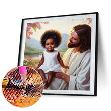 Load image into Gallery viewer, Diamond Painting - Full Round - Jesus and children (40*40CM)
