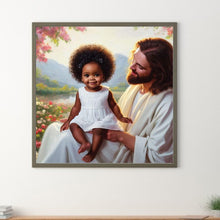 Load image into Gallery viewer, Diamond Painting - Full Round - Jesus and children (40*40CM)
