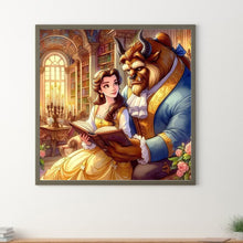 Load image into Gallery viewer, Diamond Painting - Full Round - Beauty and the beast (40*40CM)

