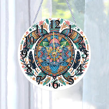 Load image into Gallery viewer, Acrylic Special Shaped Turtle 5D Diamond Painting Hanging Clock Art Craft
