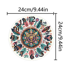 Load image into Gallery viewer, Acrylic Special Shaped Mandala 5D Diamond Painting Hanging Clock Art Craft
