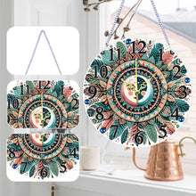 Load image into Gallery viewer, Acrylic Special Shaped Mandala 5D Diamond Painting Hanging Clock Art Craft
