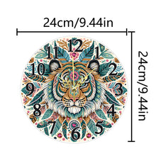 Load image into Gallery viewer, Acrylic Special Shaped Tiger 5D Diamond Painting Hanging Clock Art Craft
