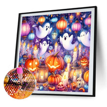 Load image into Gallery viewer, AB Diamond Painting - Full Round - Halloween ghost lantern show (40*40CM)
