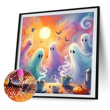 Load image into Gallery viewer, AB Diamond Painting - Full Round - Halloween ghost tea party (40*40CM)
