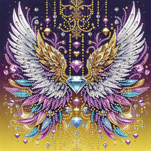 Load image into Gallery viewer, Diamond Painting - Partial Special Shaped - Diamond wings (30*30CM)
