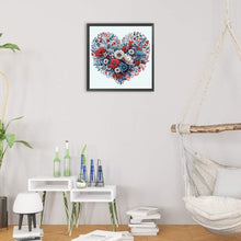 Load image into Gallery viewer, Diamond Painting - Partial Special Shaped - Love flowers (30*30CM)
