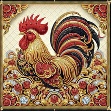Load image into Gallery viewer, Diamond Painting - Partial Special Shaped - Rooster (40*40CM)
