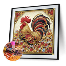 Load image into Gallery viewer, Diamond Painting - Partial Special Shaped - Rooster (40*40CM)

