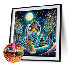 Load image into Gallery viewer, Diamond Painting - Partial Special Shaped - Tiger (40*40CM)

