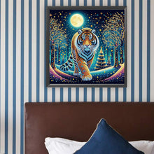 Load image into Gallery viewer, Diamond Painting - Partial Special Shaped - Tiger (40*40CM)
