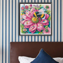 Load image into Gallery viewer, Diamond Painting - Partial Special Shaped - Bee (40*40CM)
