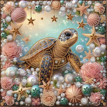 Load image into Gallery viewer, Diamond Painting - Partial Special Shaped - Turtle (40*40CM)
