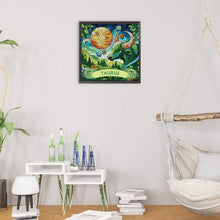 Load image into Gallery viewer, Diamond Painting - Partial Special Shaped - Zodiac Taurus (30*30CM)
