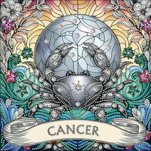 Load image into Gallery viewer, Diamond Painting - Partial Special Shaped - Zodiac Cancer (30*30CM)
