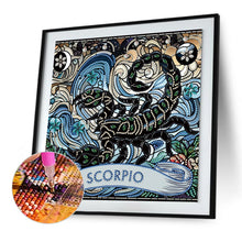 Load image into Gallery viewer, Diamond Painting - Partial Special Shaped - Zodiac Scorpio (30*30CM)
