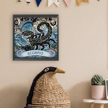 Load image into Gallery viewer, Diamond Painting - Partial Special Shaped - Zodiac Scorpio (30*30CM)
