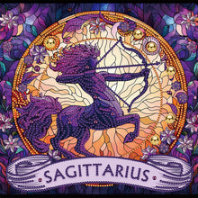 Load image into Gallery viewer, Diamond Painting - Partial Special Shaped - Zodiac Sagittarius (30*30CM)
