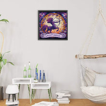 Load image into Gallery viewer, Diamond Painting - Partial Special Shaped - Zodiac Sagittarius (30*30CM)
