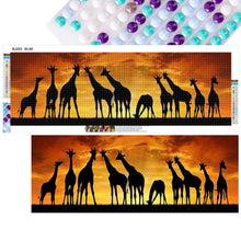 Load image into Gallery viewer, Diamond Painting - Full Round - Prairie giraffe (80*30CM)
