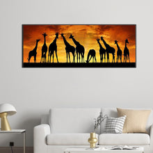 Load image into Gallery viewer, Diamond Painting - Full Round - Prairie giraffe (80*30CM)
