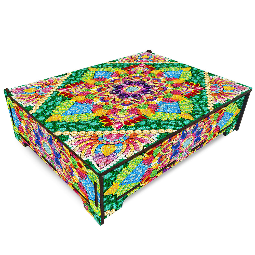 Mandala Diamond Painting Storage Box Diamond Painting Holder Case for Art Crafts