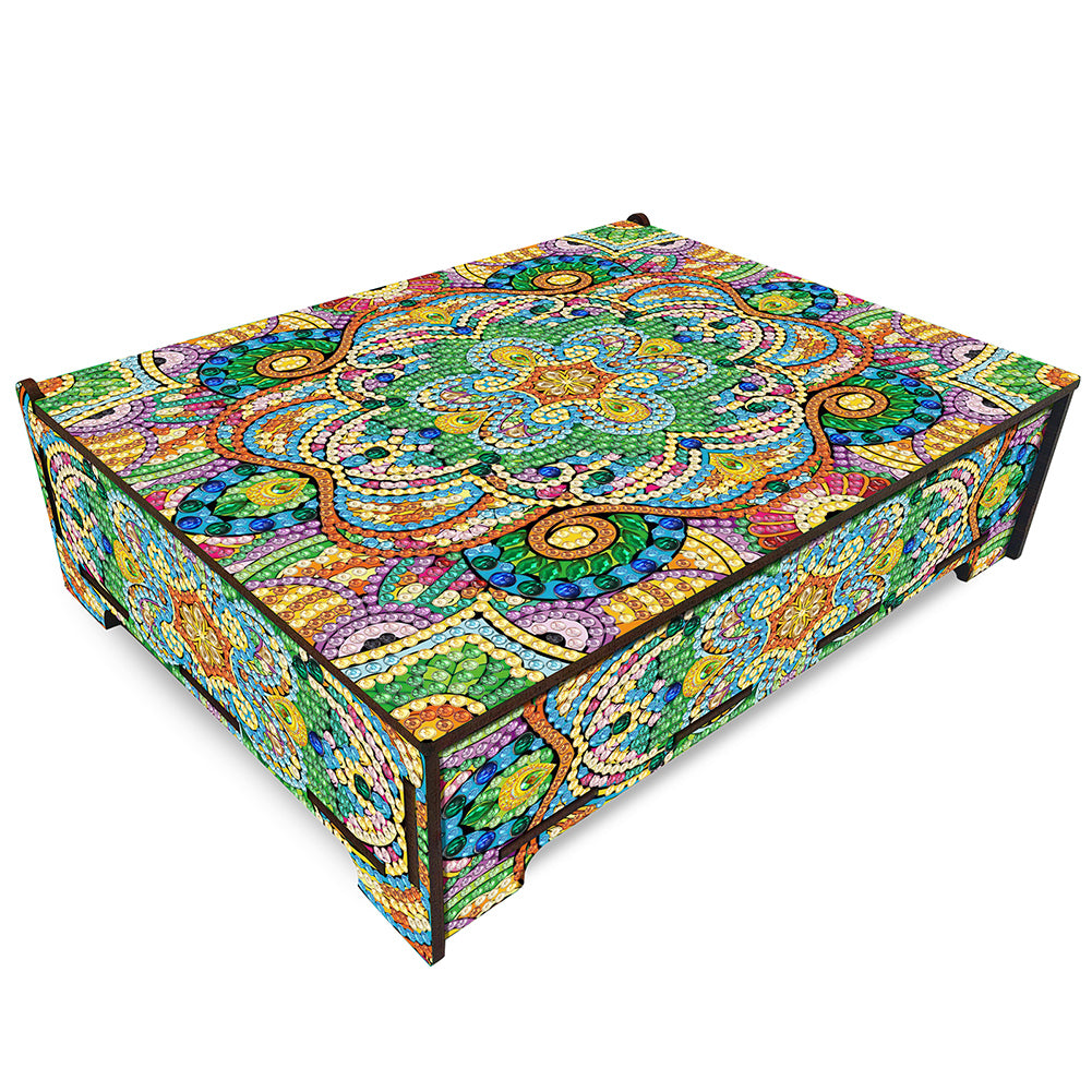 Mandala Diamond Painting Storage Box Diamond Painting Holder Case for Art Crafts