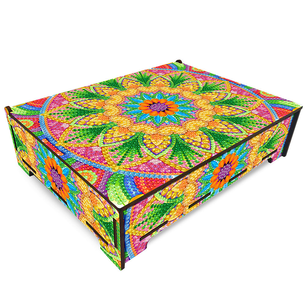 Mandala Diamond Painting Storage Box Diamond Painting Holder Case for Art Crafts