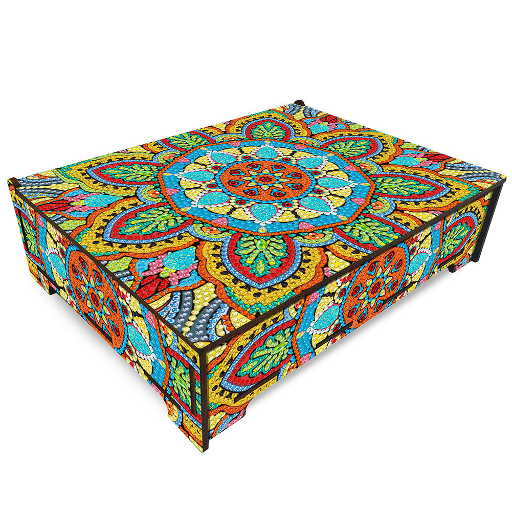 Mandala Diamond Painting Storage Box Diamond Painting Holder Case for Art Crafts