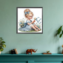 Load image into Gallery viewer, Diamond Painting - Full Round - Elegant girl (30*30CM)

