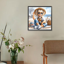 Load image into Gallery viewer, Diamond Painting - Full Round - Beach girl (30*30CM)

