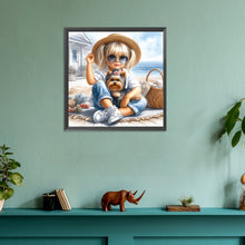 Load image into Gallery viewer, Diamond Painting - Full Round - Beach girl (30*30CM)
