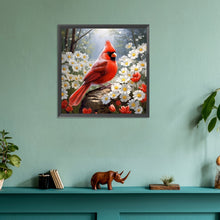 Load image into Gallery viewer, Diamond Painting - Full Round - Red Cardinal (30*30CM)
