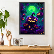 Load image into Gallery viewer, Diamond Painting - Full Round - Halloween Pumpkin Devil (30*40CM)
