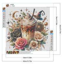 Load image into Gallery viewer, Diamond Painting - Full Round - Coffee and Flowers (40*40CM)
