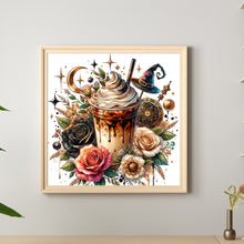 Load image into Gallery viewer, Diamond Painting - Full Round - Coffee and Flowers (40*40CM)
