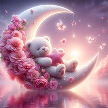 Load image into Gallery viewer, Diamond Painting - Full Round - Moon Bear (30*30CM)
