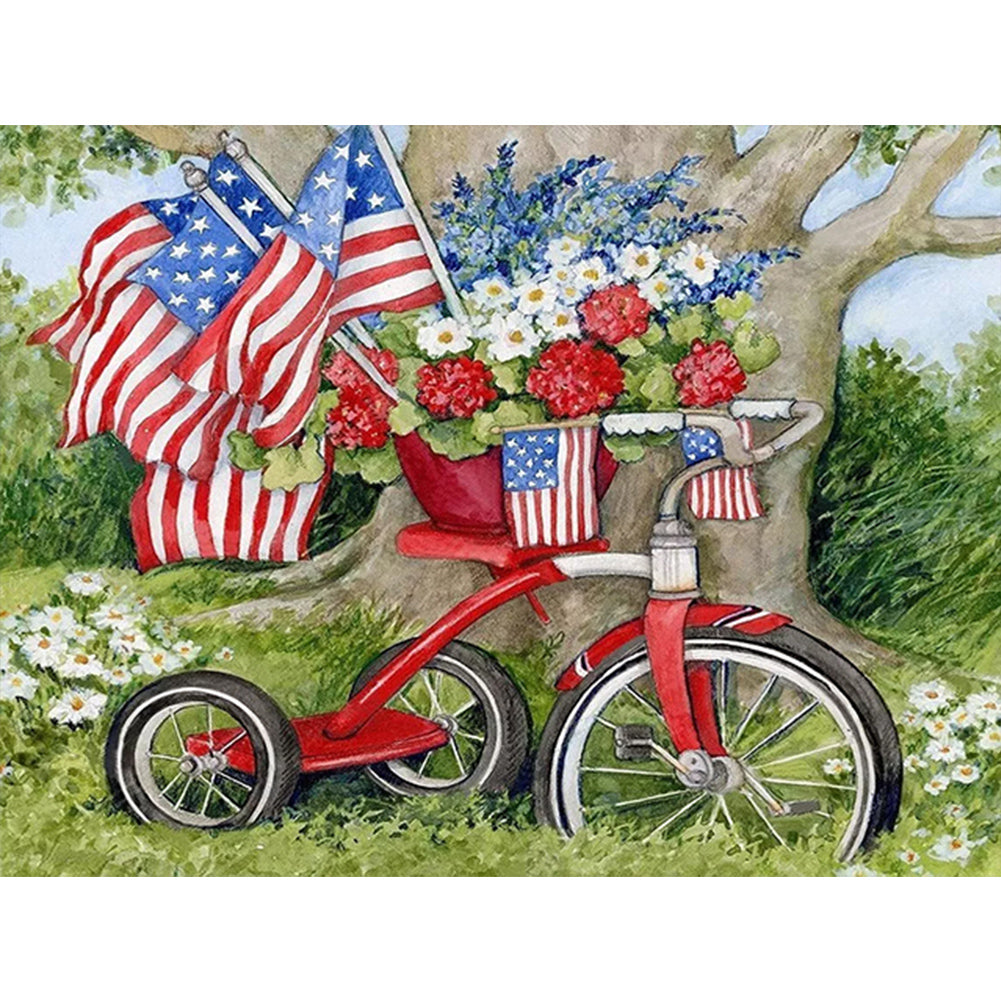 Diamond Painting - Full Round - Bicycle (40*30CM)